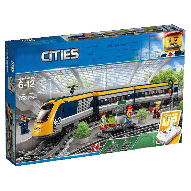 Конструктор Lion King аналог Lego City 60197 Пассажирский поезд