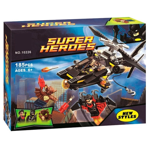Конструктор BELA аналог Lego Super Heroes 76011 Бэтмен: Атака Человека-Летучей мыши