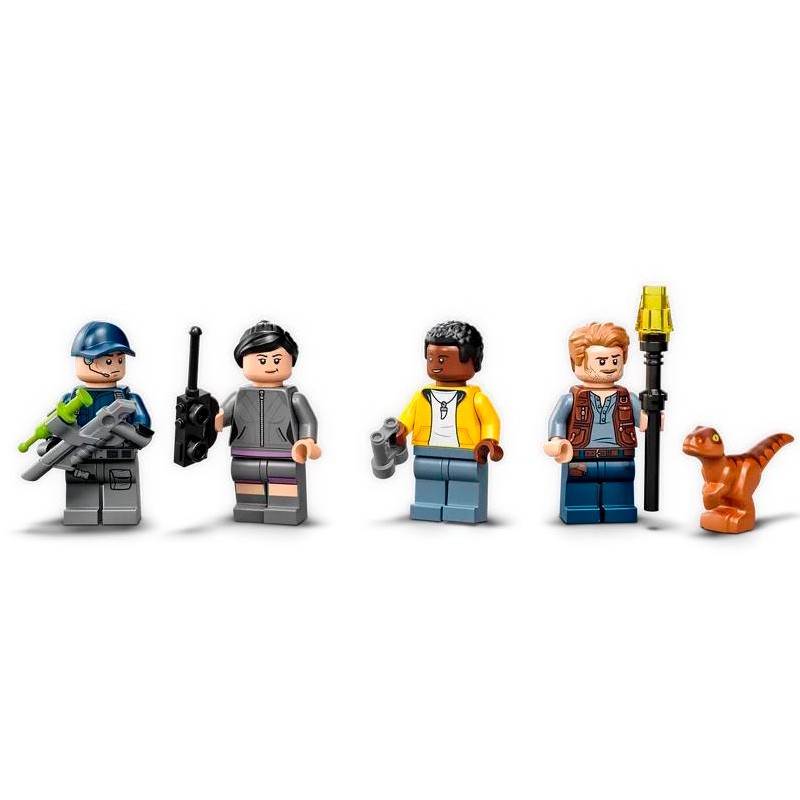 Конструктор аналог Lego Jurassic World 76942 Побег барионикса на катере