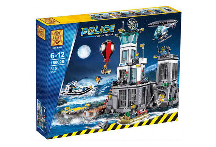 Конструктор Lion King (Lepin) аналог Lego City 60130 Остров-тюрьма
