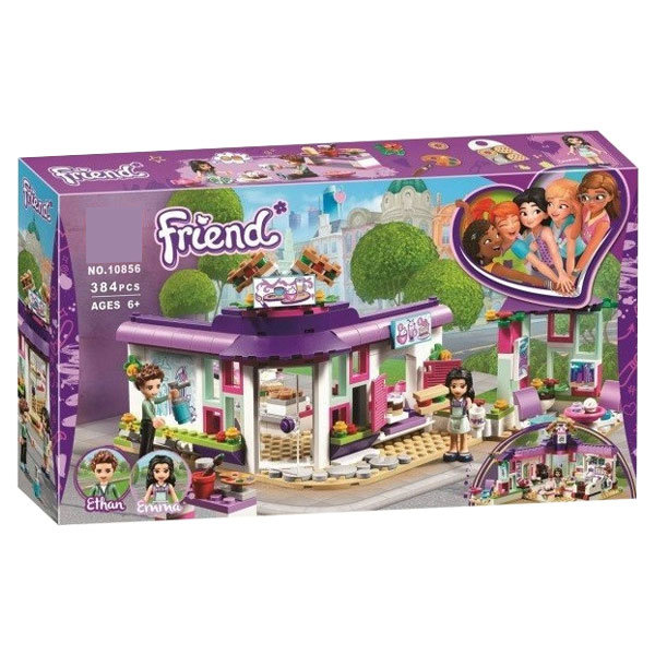 Конструктор BELA аналог Lego Friends 41336 Арт-кафе Эммы