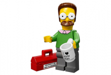 71005-07 Ned Flanders - Коллекционная минифигурка Лего Симпсоны 71005-07