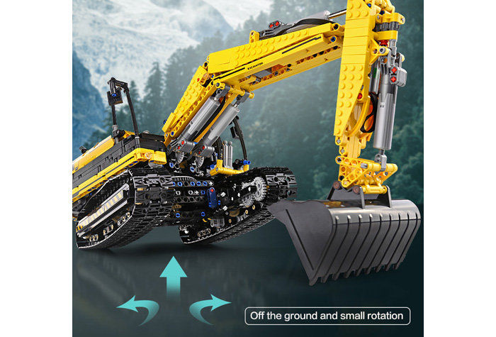 Конструктор Mould King Моторизированный Экскаватор «Link-Belt 250 x3» (Аналог Лего Техник MOC 2514)
