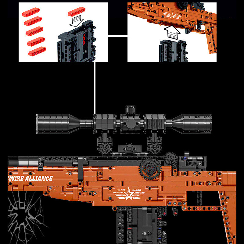 Конструктор MORK Снайперская винтовка AWM