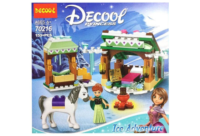 Конструктор Decool аналог Lego 41147 Снежное приключение Анны