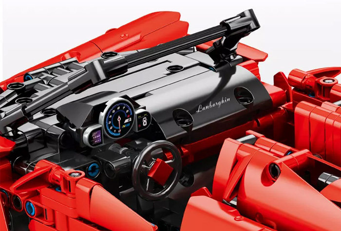 Конструктор Sembo Block (SY) Спорткар Lamborghini Veneno Roadster (масштаб 1:14)