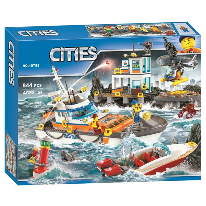 Конструктор BELA аналог LEGO CITY 60167 Штаб береговой охраны