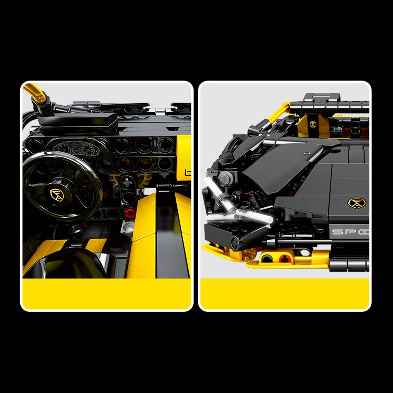Конструктор Sembo Block Спорткар Lamborghini Sian FKP 37