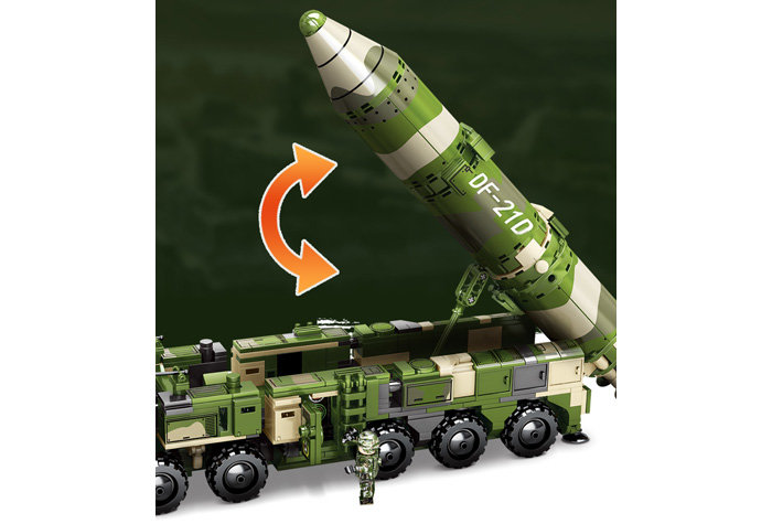 Конструктор Sembo Block Противокорабельная баллистическая ракетная установка DF21D