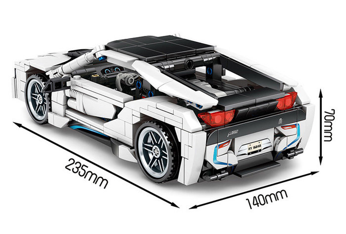Конструктор Sembo Block Спорткар BMW i8