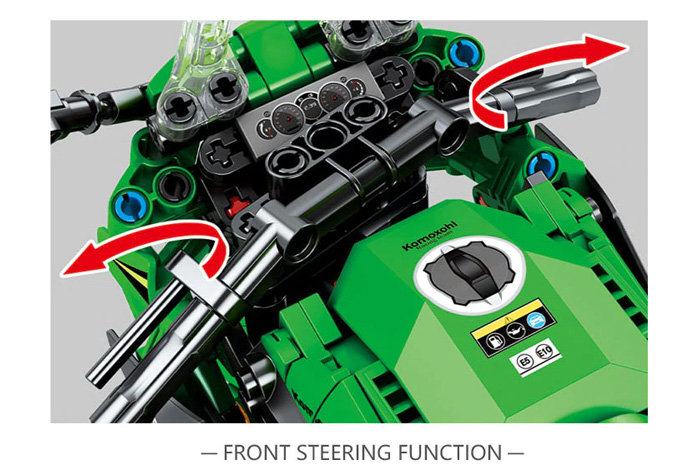 Конструктор Sembo Block Мотоцикл Kawasaki Ninja 400