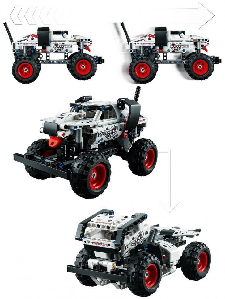 Конструктор аналог Лего Техник 42150 Monster Jam: Далматинец