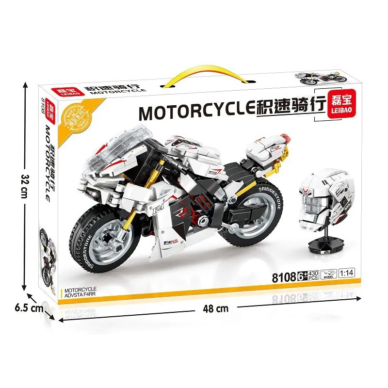 Конструктор Leibao Мотоцикл Agusta F4 RR