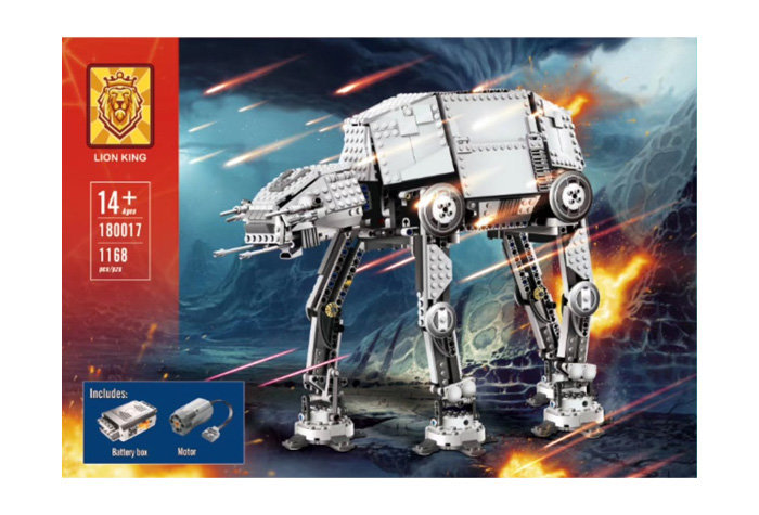 Конструктор Lion King (Lepin) аналог Lego Star Wars 10178 Моторизированный шагающий робот АТ-АТ