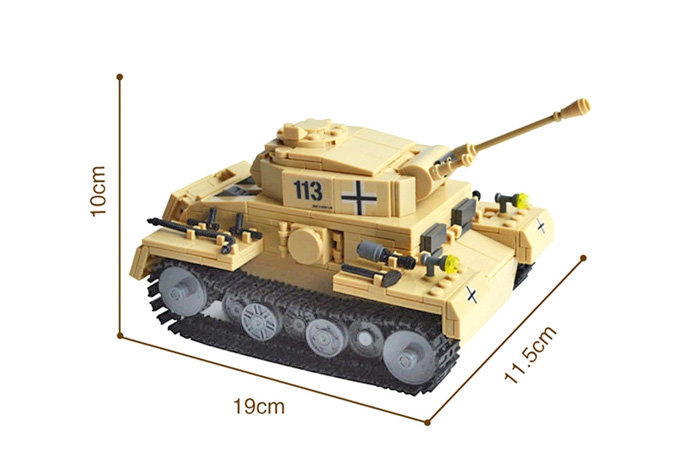 Конструктор Brick Battle Немецкий легкий танк Pz.Kpfw. II