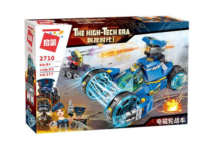 Конструктор Qman (Enlighten Brick) Штурмовик на электромагнитных колесах