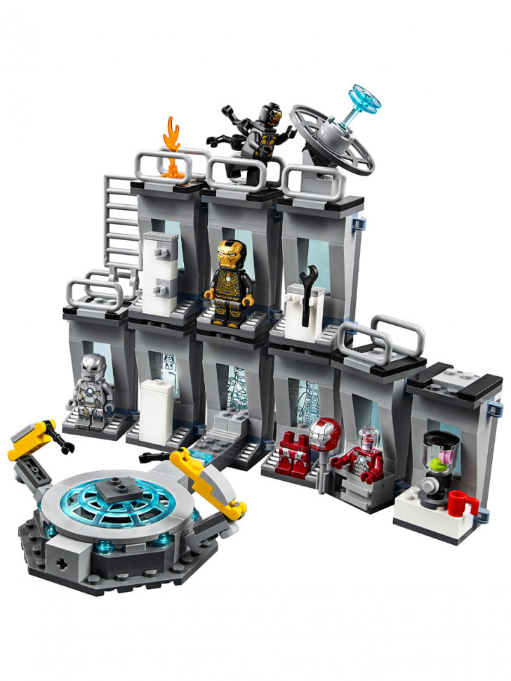 Конструктор аналог Lego Super Heroes 76125 Лаборатория Железного человека