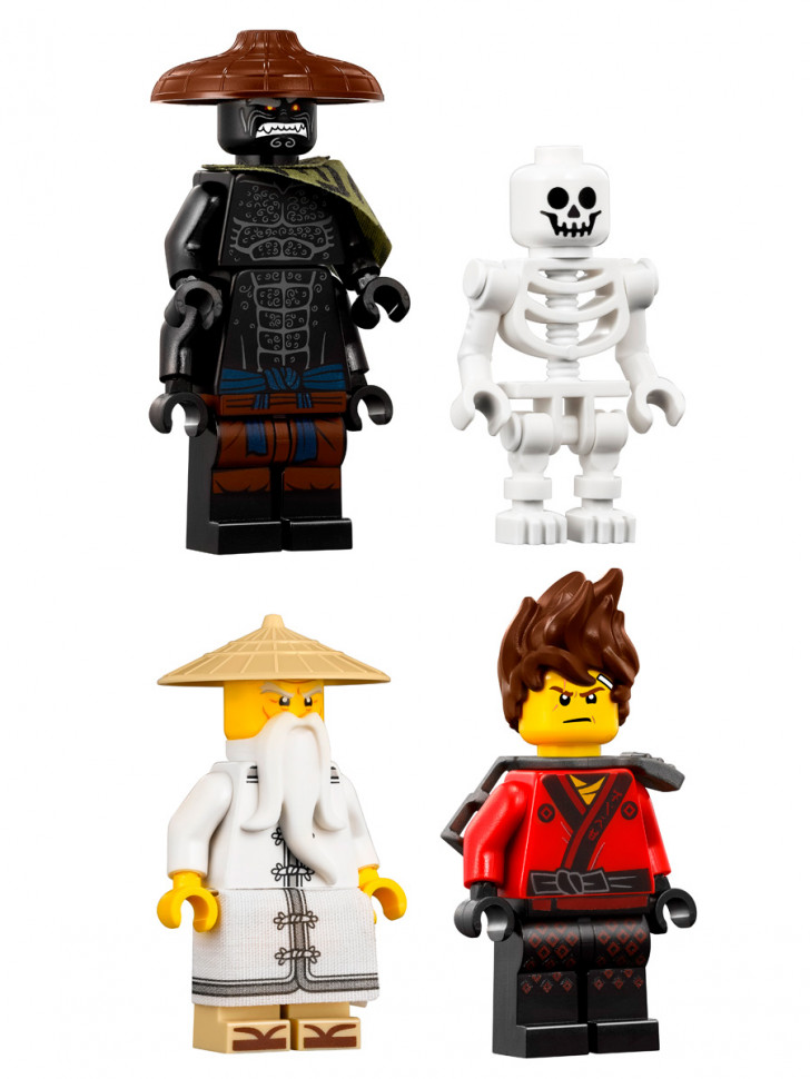 Конструктор аналог Lego Ninjago 70608 Битва Гармадона и Мастера Ву