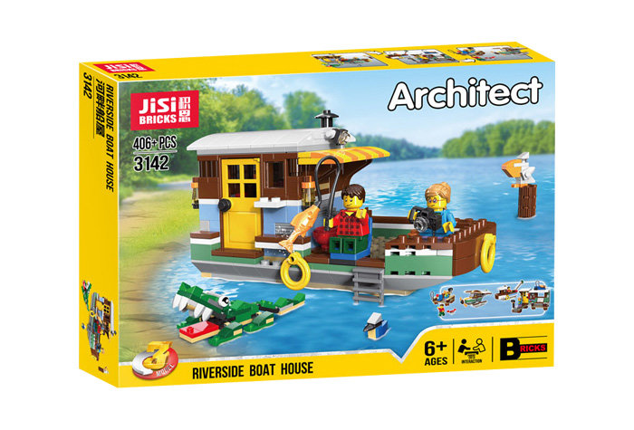 Конструктор JiSi Bricks (Decool) аналог LEGO 31093 Плавучий дом