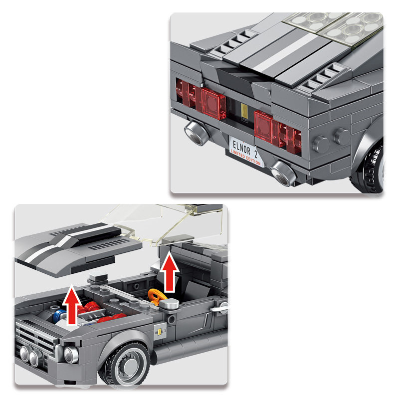 Конструктор Panlos Brick Спорткар Ford Mustang Shelby GT-500