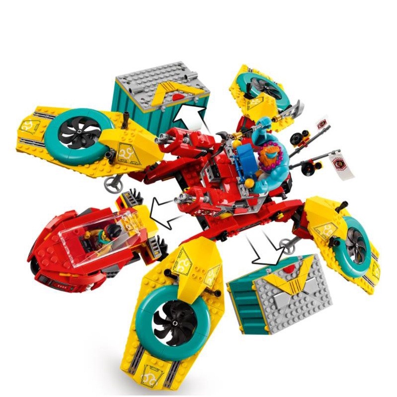 Конструктор аналог Lego 80023 Коптер команды Манки Кида