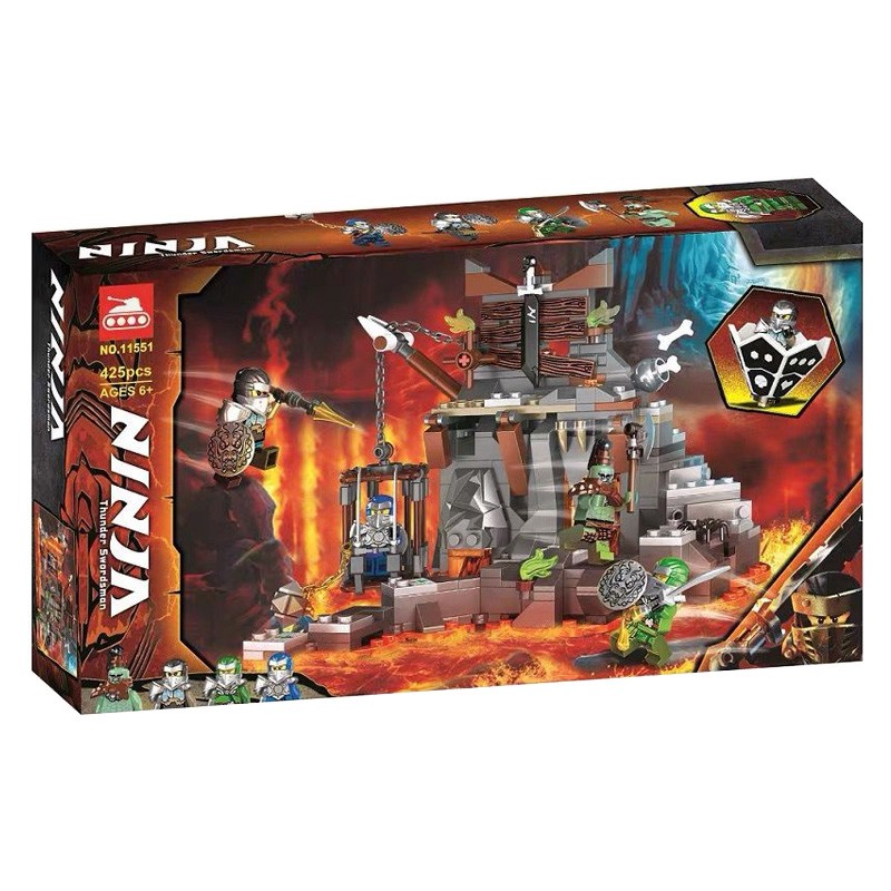 Конструктор аналог Lego Ninjago 71717 Путешествие в Подземелье черепа