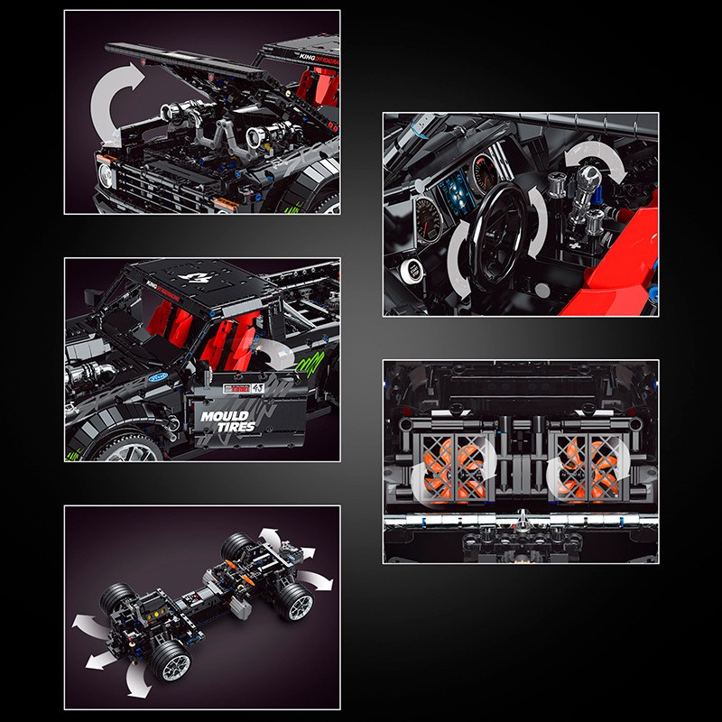 Конструктор Mould King Пикап Ford F-150 Hoonigan на радиоуправлении