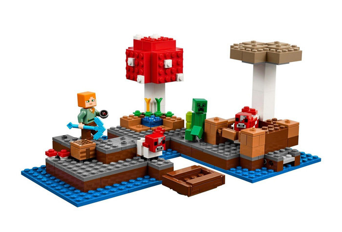Конструктор Decool аналог LEGO 21129 Грибной остров