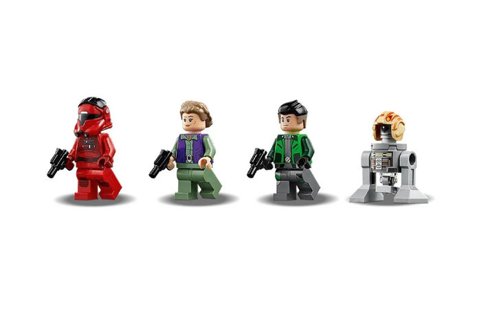 Конструктор LARI аналог LEGO 75240 Истребитель СИД майора Вонрега