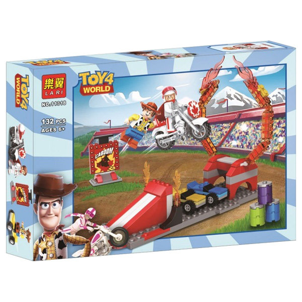 Конструктор LARI аналог Lego Toy Story 10767 Трюковое шоу Дюка Бубумса