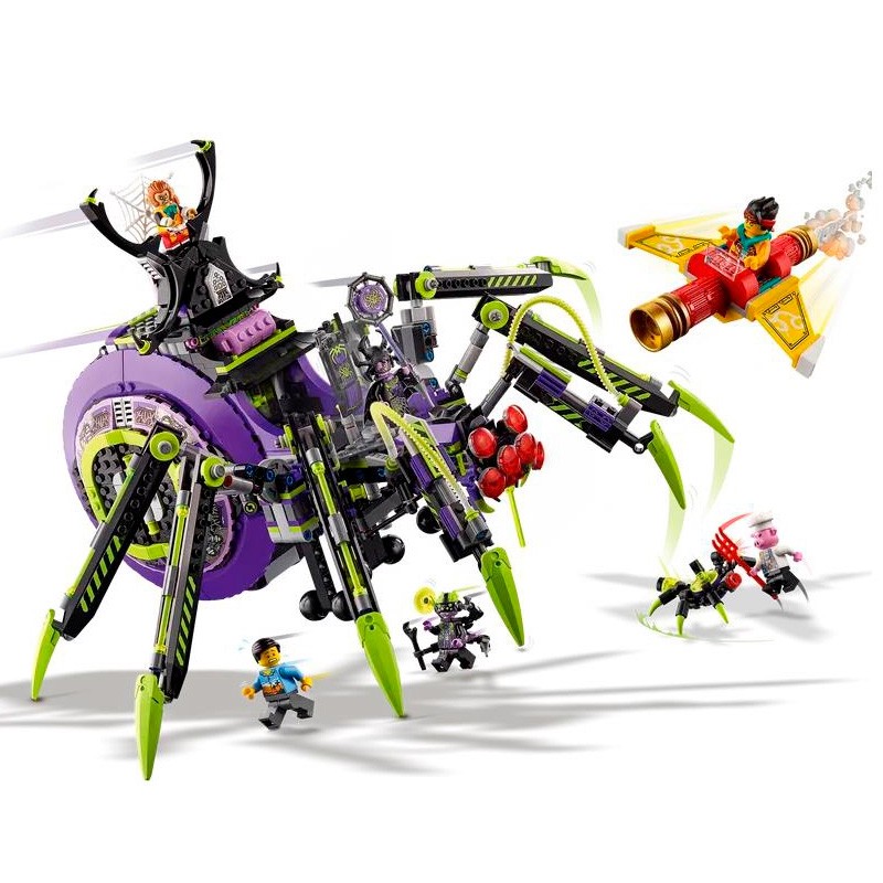 Конструктор аналог Lego Манки Кид 80022 База арахноидов Королевы Пауков