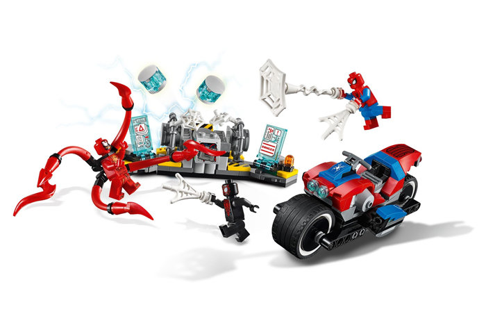 Конструктор LEGO Spider-man Спасательная операция на мотоциклах