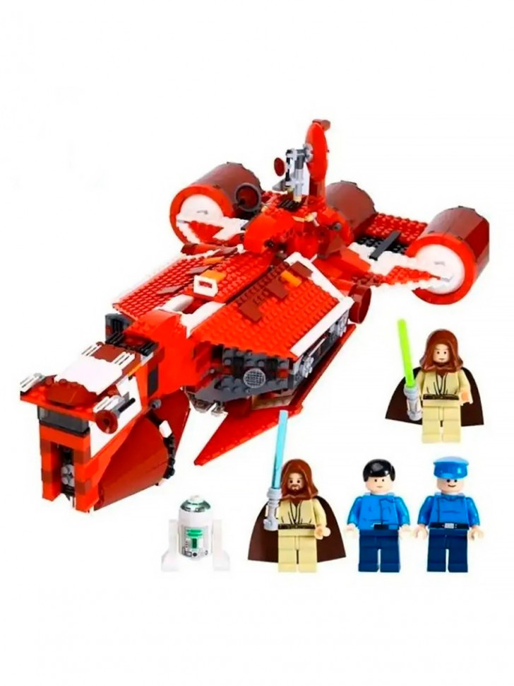 Конструктор аналог Lego Star Wars 7665 Крейсер Республиканцев