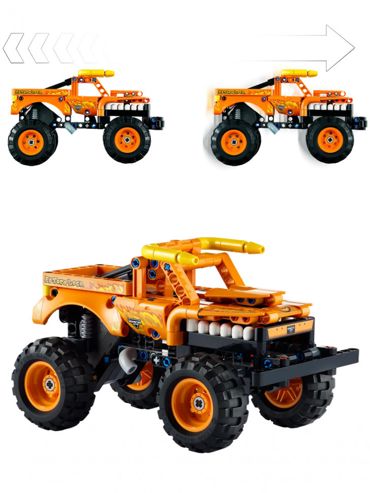 Конструктор аналог Лего Техник 42135 Monster Jam: El Toro Loco