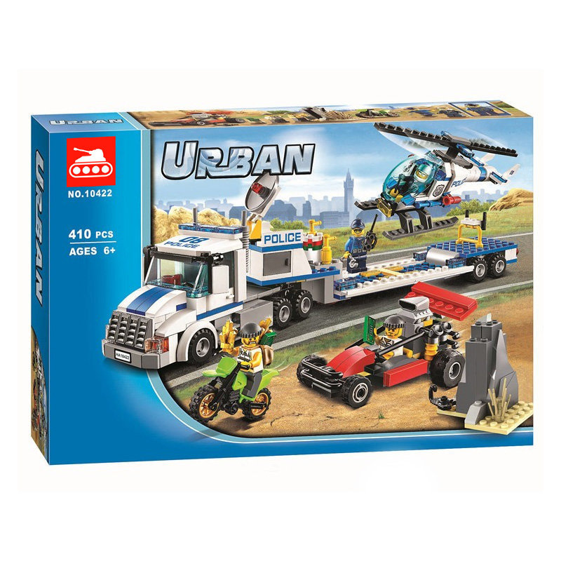 Конструктор аналог Lego City 60049 Перевозчик вертолёта