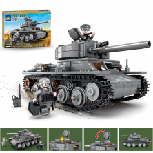Конструктор KAZI Немецкий легкий танк Pz-38(t)