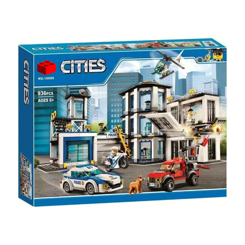 Конструктор аналог Lego City 60141 Полицейский участок
