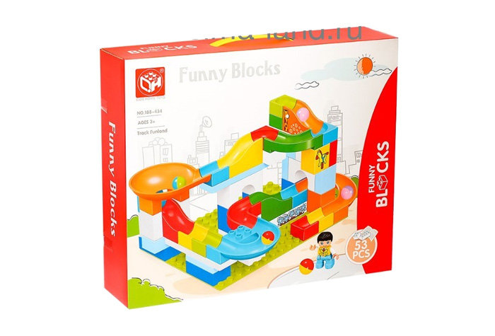 Конструктор Kids Home Toys Блочный марблс