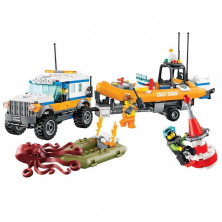 Конструктор BELA аналог Lego City 60165 Внедорожник 4х4 команды быстрого реагирования