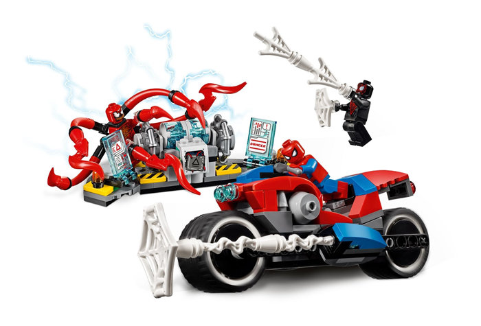 Конструктор LEGO Spider-man Спасательная операция на мотоциклах