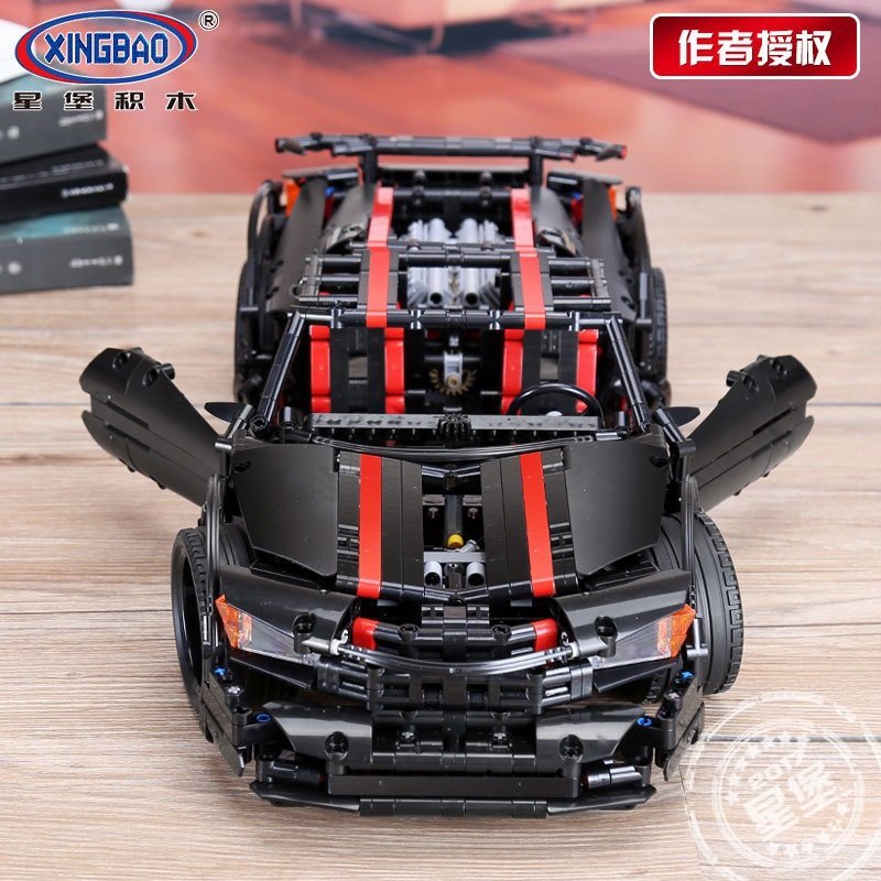 Конструктор Xingbao аналог Lego MOC 3260 Muscle Car Ассасин X19