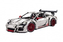 Конструктор Decool аналог LEGO 42056 Porsche 911 GT3 RS (белый)
