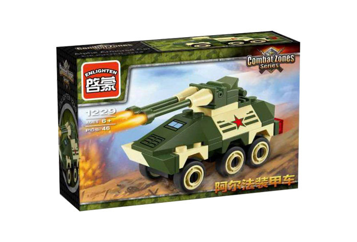 Конструктор Qman (Enlighten Brick) Броневик