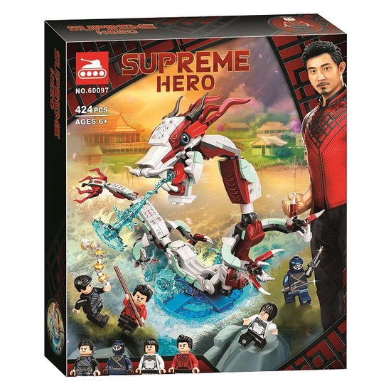 Конструктор аналог Lego Super Heroes 76177 Битва в древней деревне