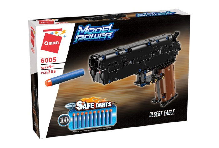 Конструктор Qman (Enlighten Brick) Пистолет Desert Eagle