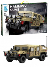 Конструктор KUYU MOXING Бронированный военный внедорожник HUMVEE