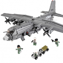 Конструктор XingBao Военный бомбардировщик AC130