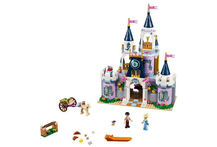 Конструктор Decool аналог LEGO 41154 Волшебный замок Золушки