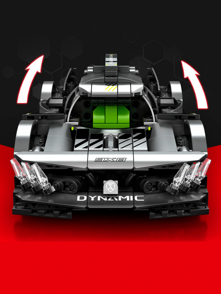 Конструктор Sembo Block Спорткар Peugeot Warrior