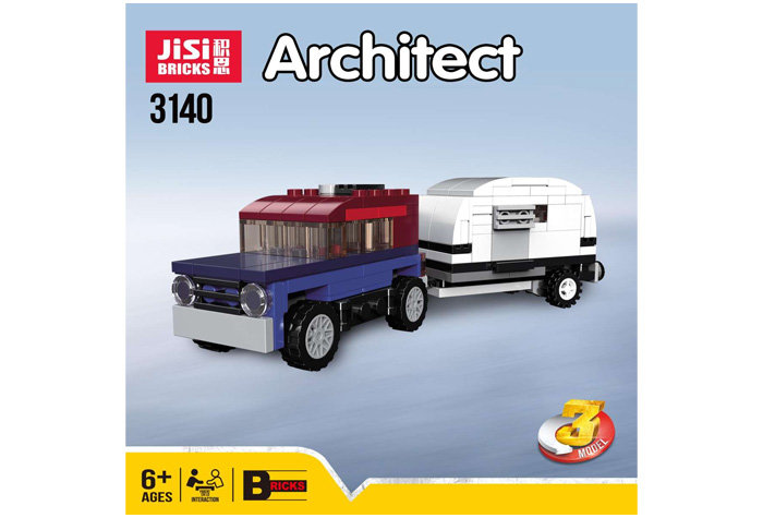 Конструктор Jisi Bricks (Decool) аналог Лего Креатор 31091 Транспортировщик шаттлов